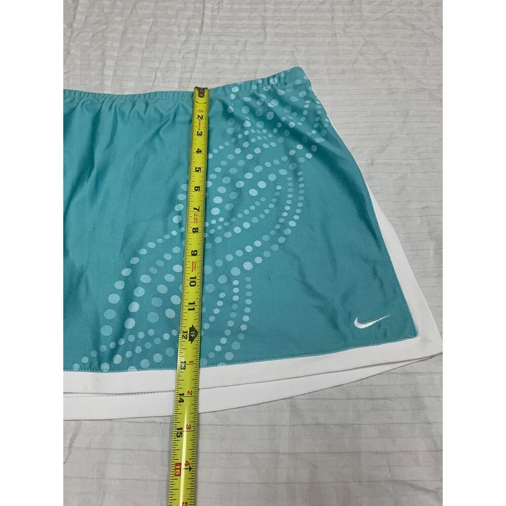 NIKE FIT DRY ATHLETIC WOMENS SKIRT SKORT WITH BUILT SHORTS SIZE L 12-14